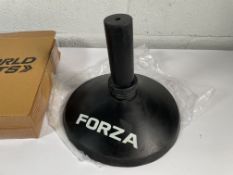 Sixteen as new Forza Slalom Pole Rubber Bases (SC13251), black.