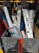 A quantity of assorted rolls to include 3M, PVC and floor lino.