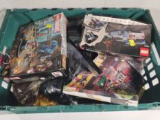 A quantity of mixed pre-owned Lego and related (one crate).