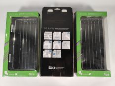 Three as new Roca Victoria Wire Storage Baskets, 300mm (A816688001).