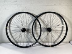 An as new Mavic E-Speedcity wheel set (622x25T).