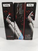 Three as new Firexo 500ml aerosol fire extinguishers for 3A/13B/C/D/Electrical/5F/LI-ON, boxed. (SR1