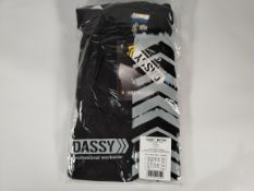 An as new Dassy Matrix Minus Stretch Work Trousers, Black, Size - UK 41 (201070).