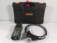A pre-owned Testo flue gas analyser 327-1.