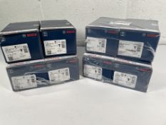 Eight sets of boxed as new Bosch brake pad sets: 0 986 494 - 379 BP1287/163 BP1074/364 BP175 and 324