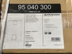 An as new Heatrae FBM 25 Eco 25 Litre 3kW Vented Cylinder Water Heater.