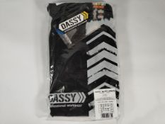 An as new Dassy Matrix Minus Stretch Work Trousers, Black, Size - UK 36 (201070).