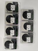Seven Festool medium sanding pads for Lex 3 77 (ST-STF-D77/6-M5 W) (No 498694).