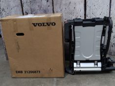 A Volvo Thule Bicycle Carrier, Towbar Mounted, for 2 Bicycles, with keys, box unsealed.