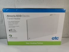An as new Almeria 1500W digital panel heater, Size: 440 x 680 x 100 mm (REF: DPH1500-ECO2).