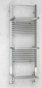 A Deltacalor Stendy Short Plus towel warmer drying rack (SSD3177048TB) 750W, H:186.2cm L:50.3 cm, wh