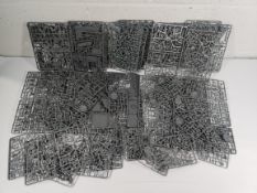 Approximately 40 loose Warhammer sprues, assorted sizes, some sprues are incomplete.