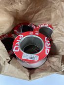 Ten RS PRO Red 0.22mm² Hook Up Wire, 24 AWG, 7/0.2 mm, 100m, PTFE Insulation.