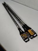 Four as new DeWalt SDS-Plus Extreme Drill Bits 22.0 x 600mm - DEWDT9605QZ.