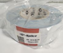 Twelve Novacel BN 3510 Blue Splice Tape, 50mm x 50m.