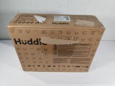 A boxed as new Huddle inflatable air bed (king/queen).