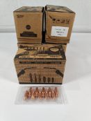 Five boxes of as new Co2/Mag welding contact tips M8*30*1.0 (100 pcs per box).