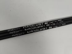 Twenty four as new Project X Catalyst Spinner 80 Wedge Shaft, Black.