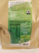 Three as new Spring Blossom Superfoods natural and raw organic moringa superleaf powder 1kg bags, se