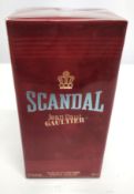 As new Jean Paul Gaultier Scandal eau de toilette, 100ml/3.4fl oz, sealed.