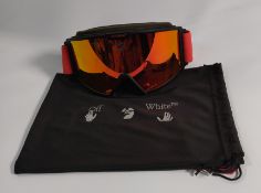 A pair of Off White ski goggles in red/black (no box).