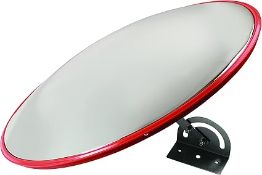 An as new Laser convex safety traffic blind spot mirror 600mm, boxed (8067) (stock image).