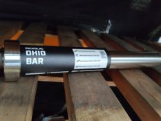 An as new Rogue Fitness Ohio weight lifting bar, 20 KG.