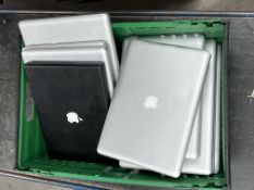 Assorted pre-owned Apple MacBooks: 2 × A1278, 3 × A1286, 1 × A1297, 1 × A1181, 4 × unknown model (Dr