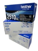Three as new Brother TN-2420 Black Toner Cartridges (EAN: 4977766781411).