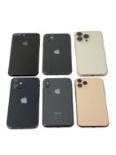 Assorted pre-owned Apple iPhones (iCloud unlocked - sold as seen).