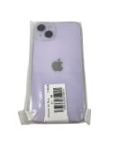 Refurbished Apple iPhone 14 Plus (A2886) 128GB in Purple (Battery health: 100%) with USB-C to Lightn