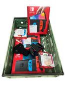 Assorted Nintendo Switch consoles & accessories sold for parts (Retail returns, various faults) (Sol