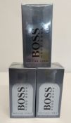 Three as new Hugo Boss - Bottled Tonics 100ml eau de toilette, sealed boxes.