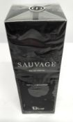 An as new Dior Sauvage eau de parfum 300ml refill, sealed, boxed.