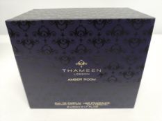 An as new Thameen London – Amber Room 2 x 50ml eau de parfum hair fragrance with keratin, boxed.