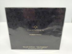 An as new Thameen London – Amber Room 2 x 50ml eau de parfum hair fragrance with keratin, sealed box