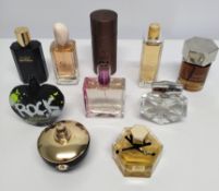 Thirty nearly new perfumes/testers and related to include Gucci, YSL, Davidoff, Vera Wang and more (