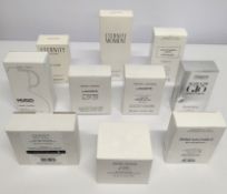 Thirty nearly new perfumes/testers and related to include Hugo Boss, Ghost, Giorgio Armani, Givenchy