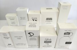 Thirty nearly new perfumes/testers and related to include Paco Rabanne, Hugo Boss, Givenchy, Ariana