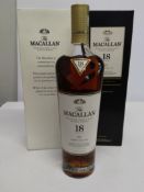The Macallan 2021 release Highland single malt Scotch 18yr old whisky 700ml.