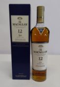 The Macallan Highland single malt whisky 12 year old double cask 700ml.