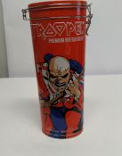 Thirty Trooper Premium British Beer sets crafted by Robinsons and created by Iron Maiden, each tin c