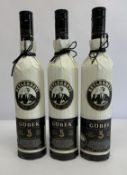 Three Beylerbeyi Gobek Raki Product of Turkey 3 x 700ml.