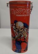 Thirty Trooper Premium British Beer sets crafted by Robinsons and created by Iron Maiden, each tin c