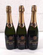 Three Gramona Innoble Cuvee 319 Corpinnat sparkling wine 3 x 750ml.