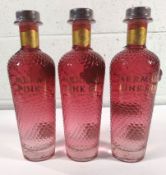 Three Mermaid Pink gins 3 x 700ml.