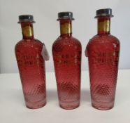 Three Mermaid Pink gins 3 x 700ml.