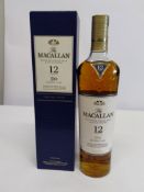 The Macallan Highland single malt whisky 12 year old double cask 700ml.