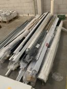 A large quantity of electrical trunking, cable management trays and related items. Est. 1007 items w