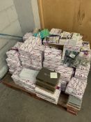 A quantity of electrical fixtures and fittings to include Nelon backboxes, Green Brook shaver adapto